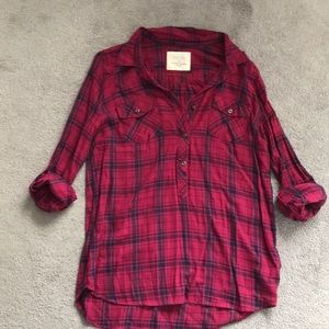 Plaid tunic